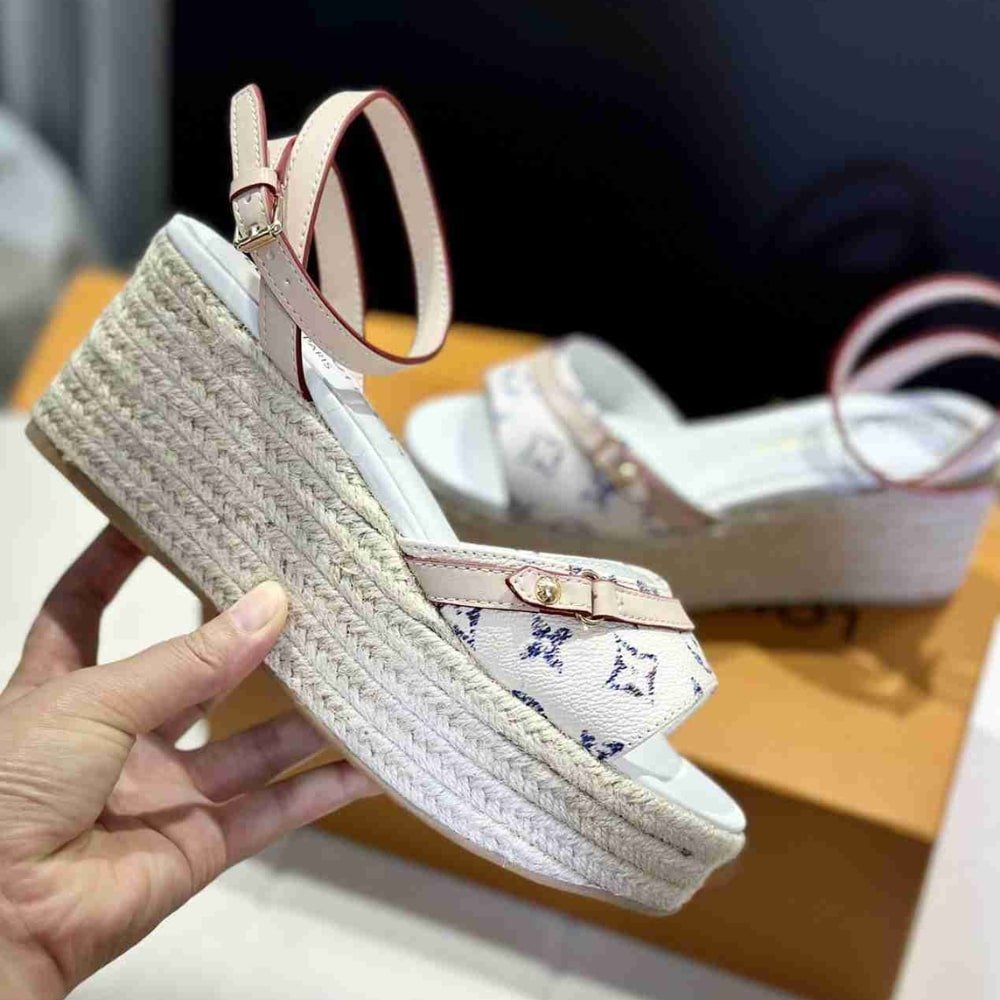 L0vis Vvtt0n Helios Wedge Sandal White 1Acsfq