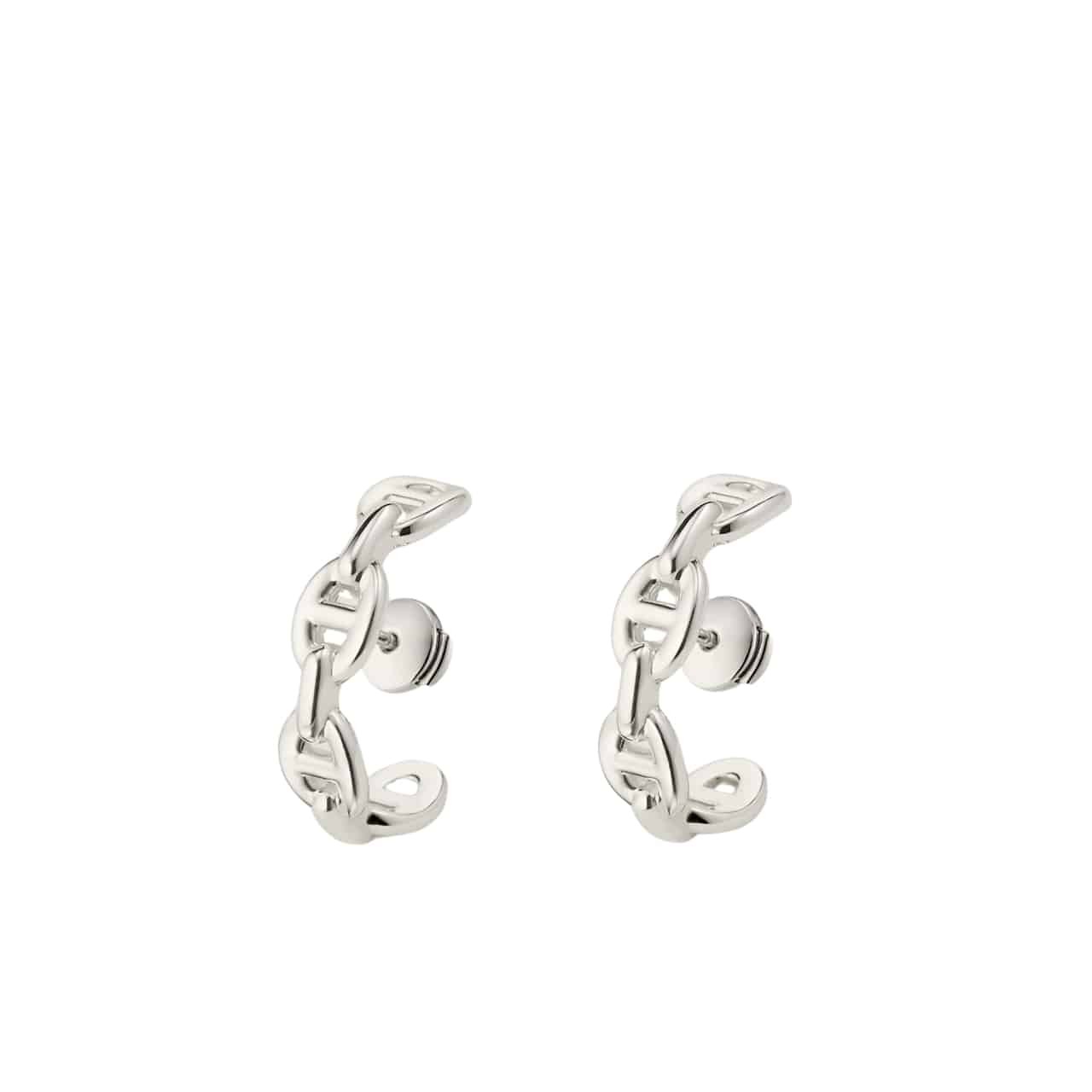H**me5 Chaine D’Ancre Enchainee Ear Climber Earring Silver