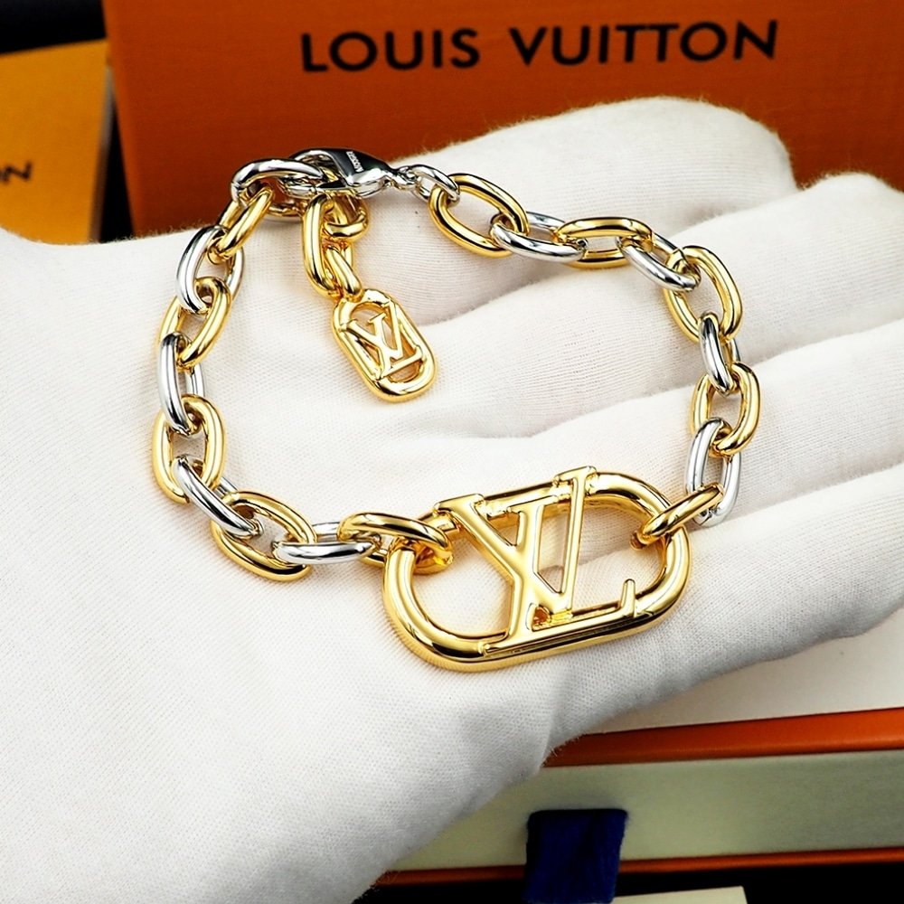 L0vis Vvtt0n Everyday Chain Lv Bracelet Gold And Silver