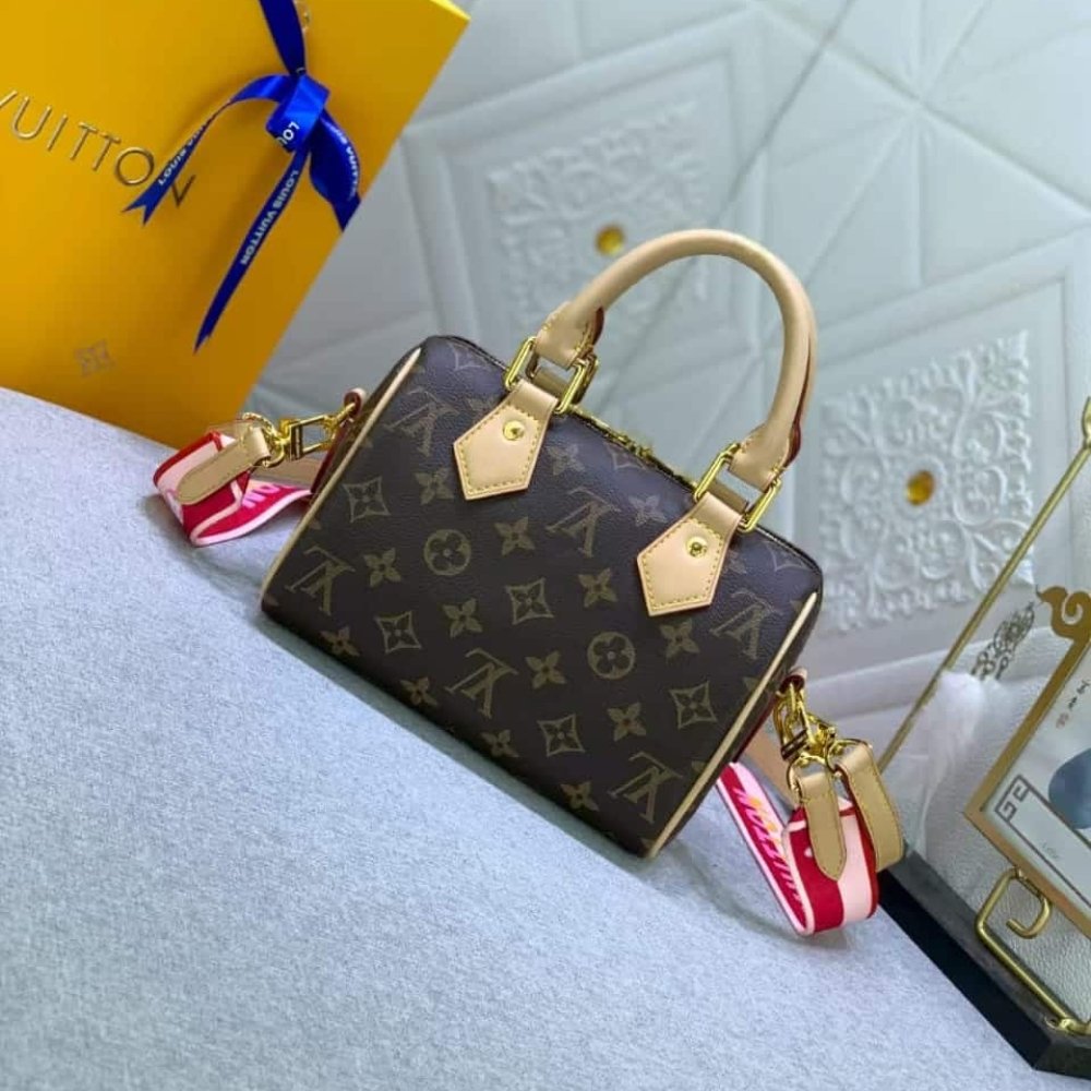 L0vis Vvtt0n Speedy Bandoulière 20 Fuchsia Red 20Cm M45948