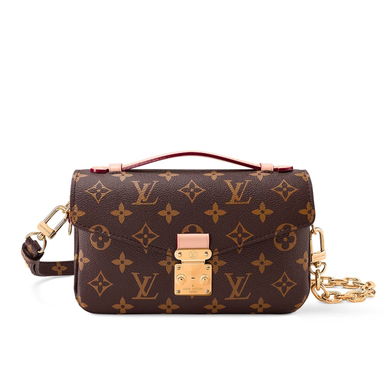 L0vis Vvtt0n Pochette Métis East West Monogram Canvas Brown 21Cm M46279