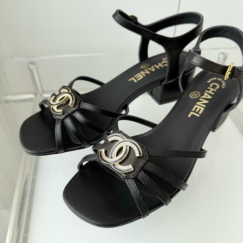 Ch**el Sandals Black G46274 B19511 94305