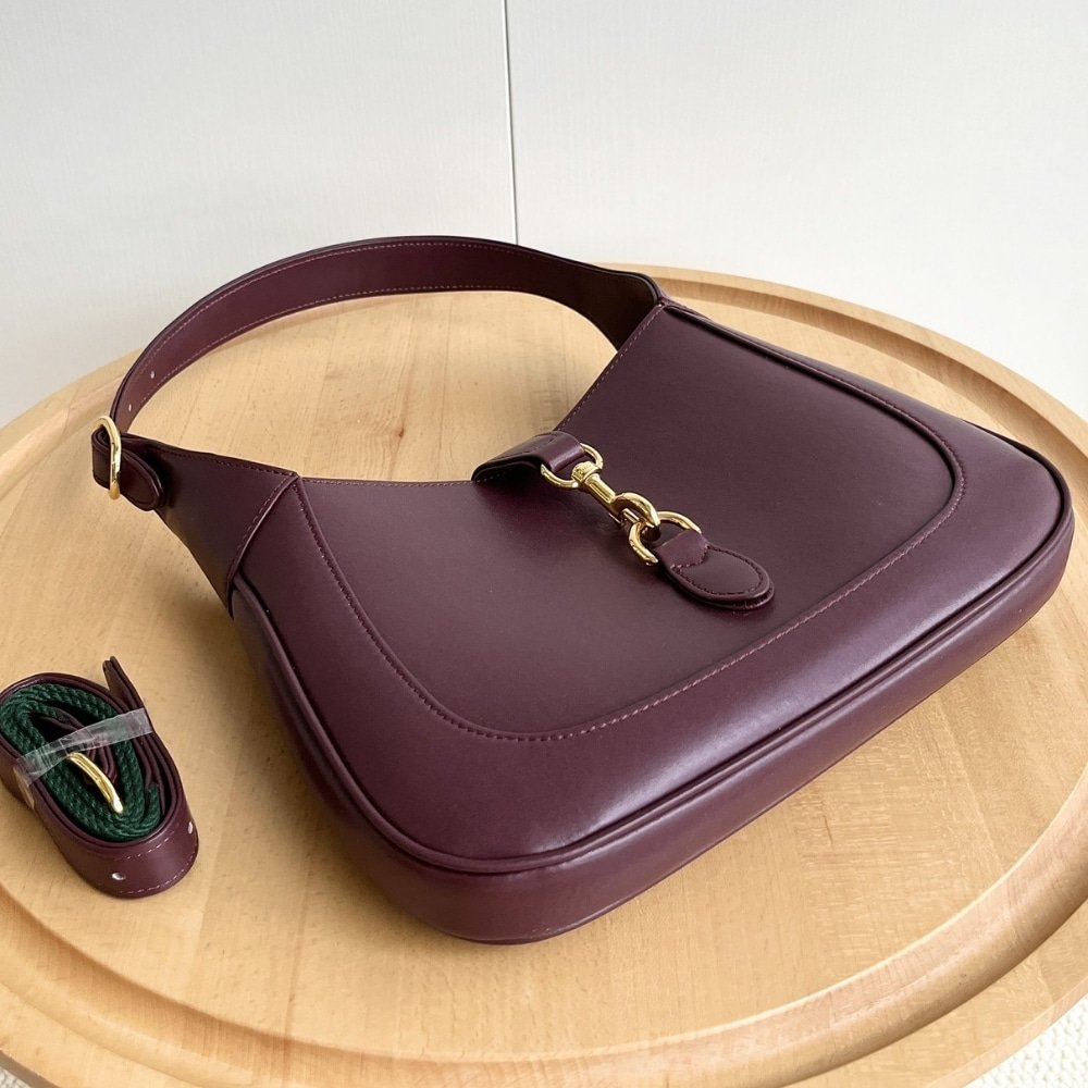Gvc*1 Jackie 1961 Medium Tote Bag Rosso Ancora Leather 27Cm 810232 Aaddx 6449