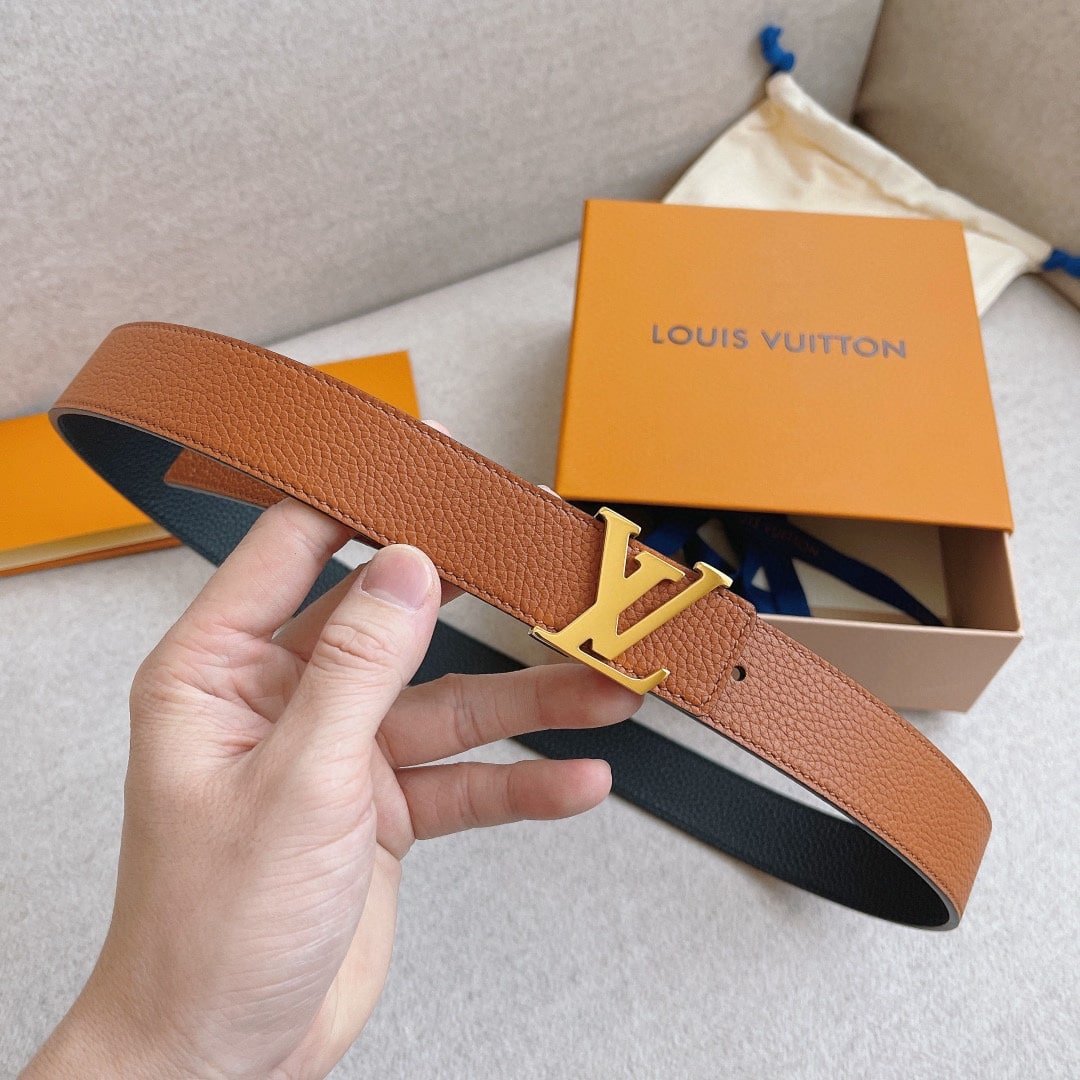 L0vis Vvtt0n Lv Initials Reversible Belt Brown 30Mm M9151U