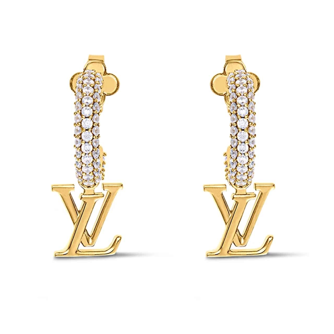 L0vis Vvtt0n Lv Iconic Earrings Gold M01732