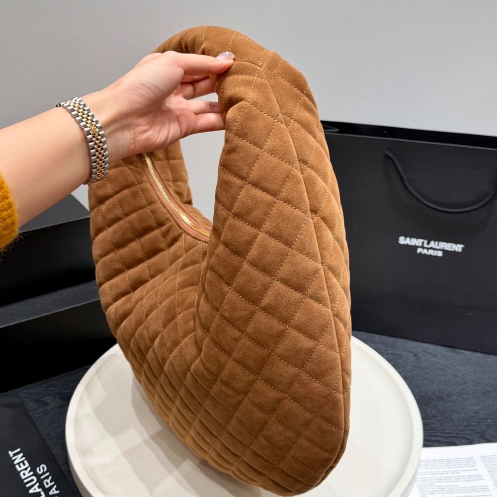 Sa1nt Lau*nt Icare Hobo In Quilted Caramel Cognac 42Cm 858160AAF9P2916