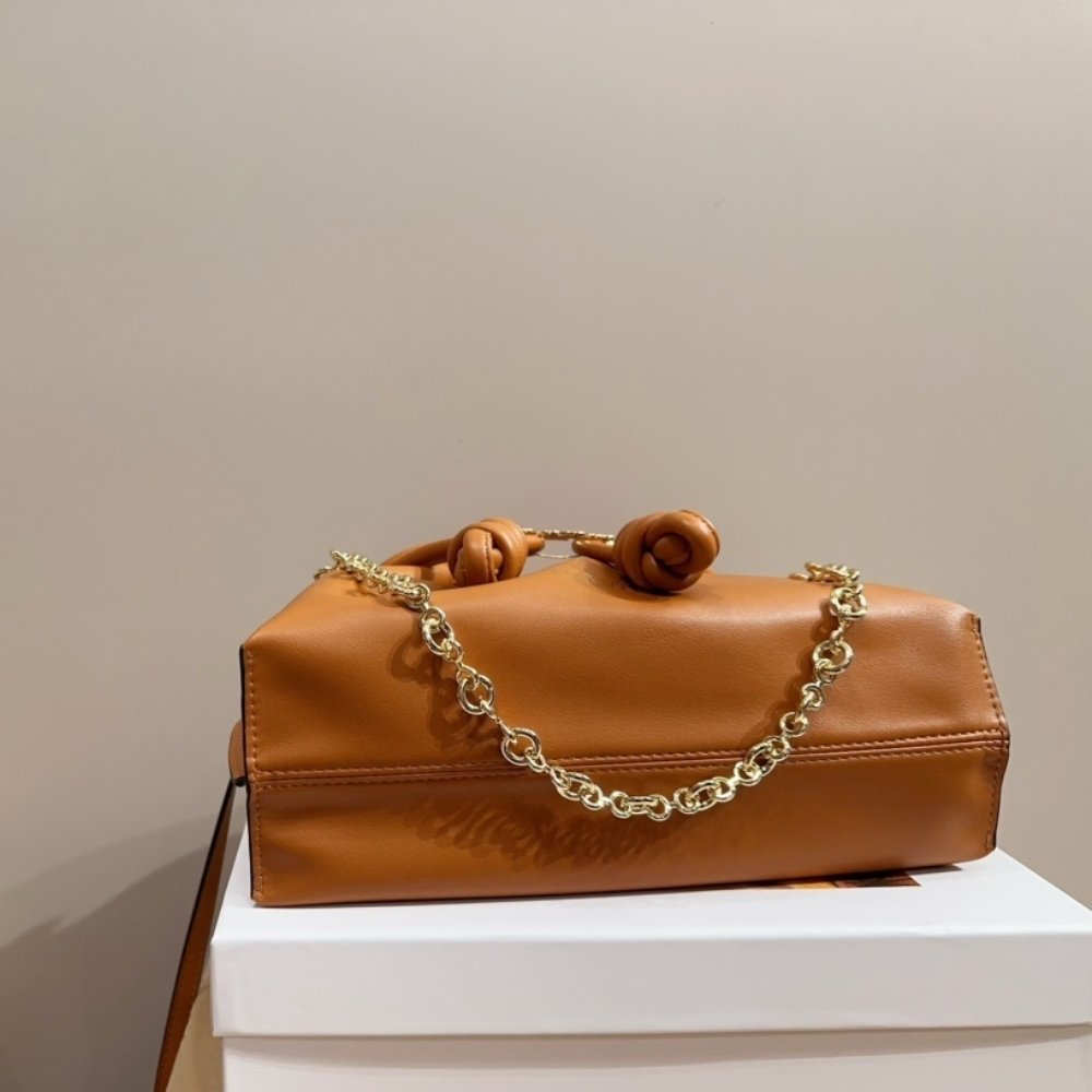 L0ew* Small Flamenco Clutch Bag Brown 29Cm A411Fcrx02 1100