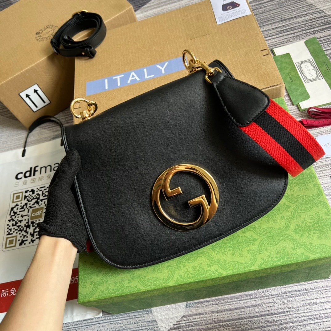 Gvc*1 Blondie Medium Bag Black 29Cm 699210 Uxxag 1064
