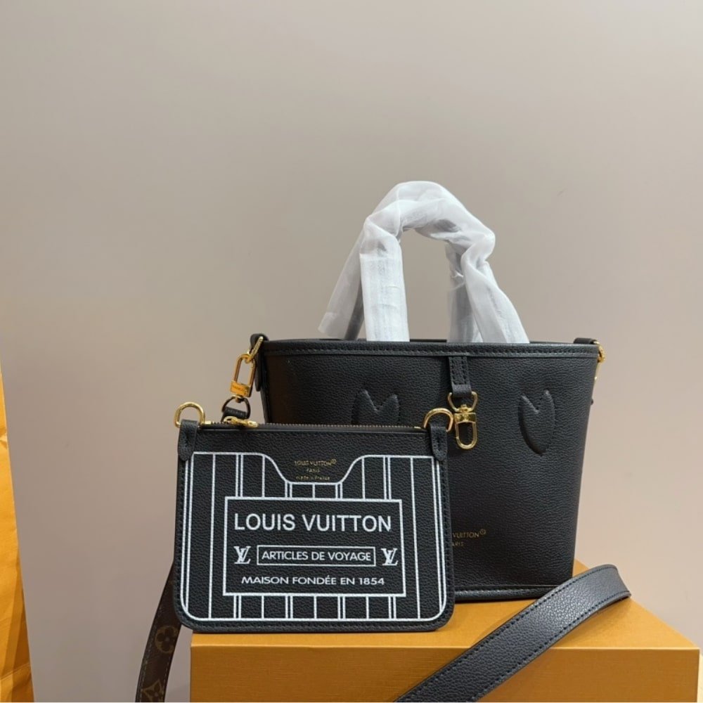 L0vis Vvtt0n Neverfull Bandoulière Inside Out Bb Monogram Black 26Cm M12099