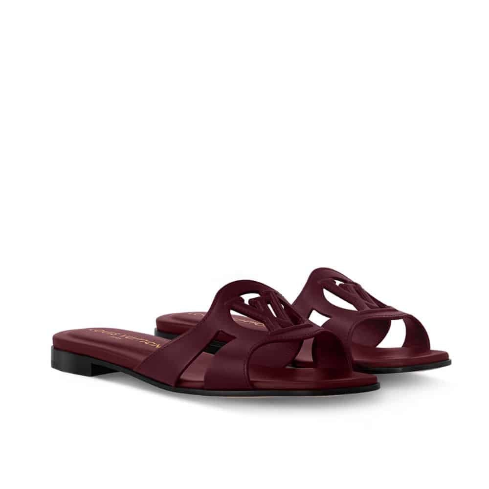 L0vis Vvtt0n Lv Isola Flat Mule Red 1Abp2W