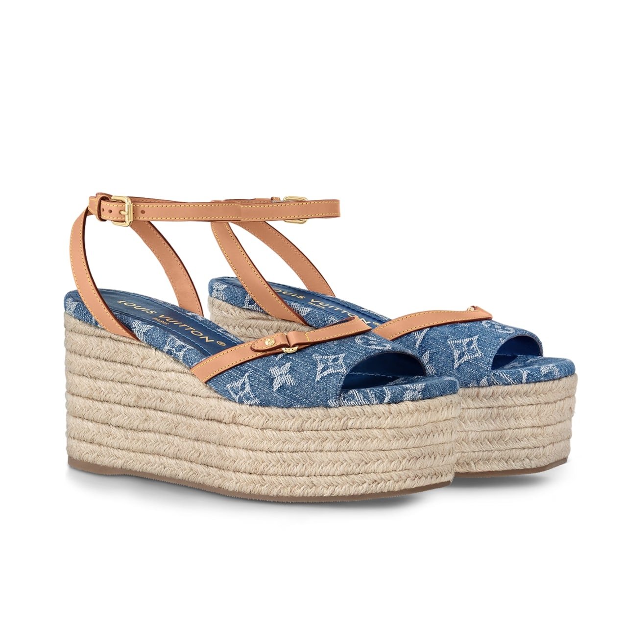 L0vis Vvtt0n Helios Wedge Sandal Denim Blue 1Acizj