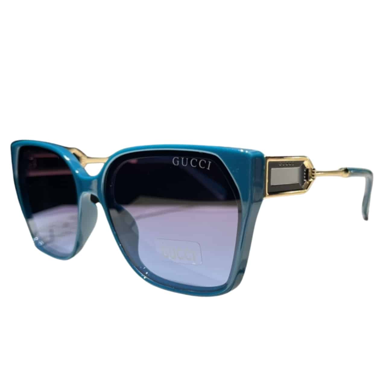 Gvc*1 Square Sunglasses Gold Blue