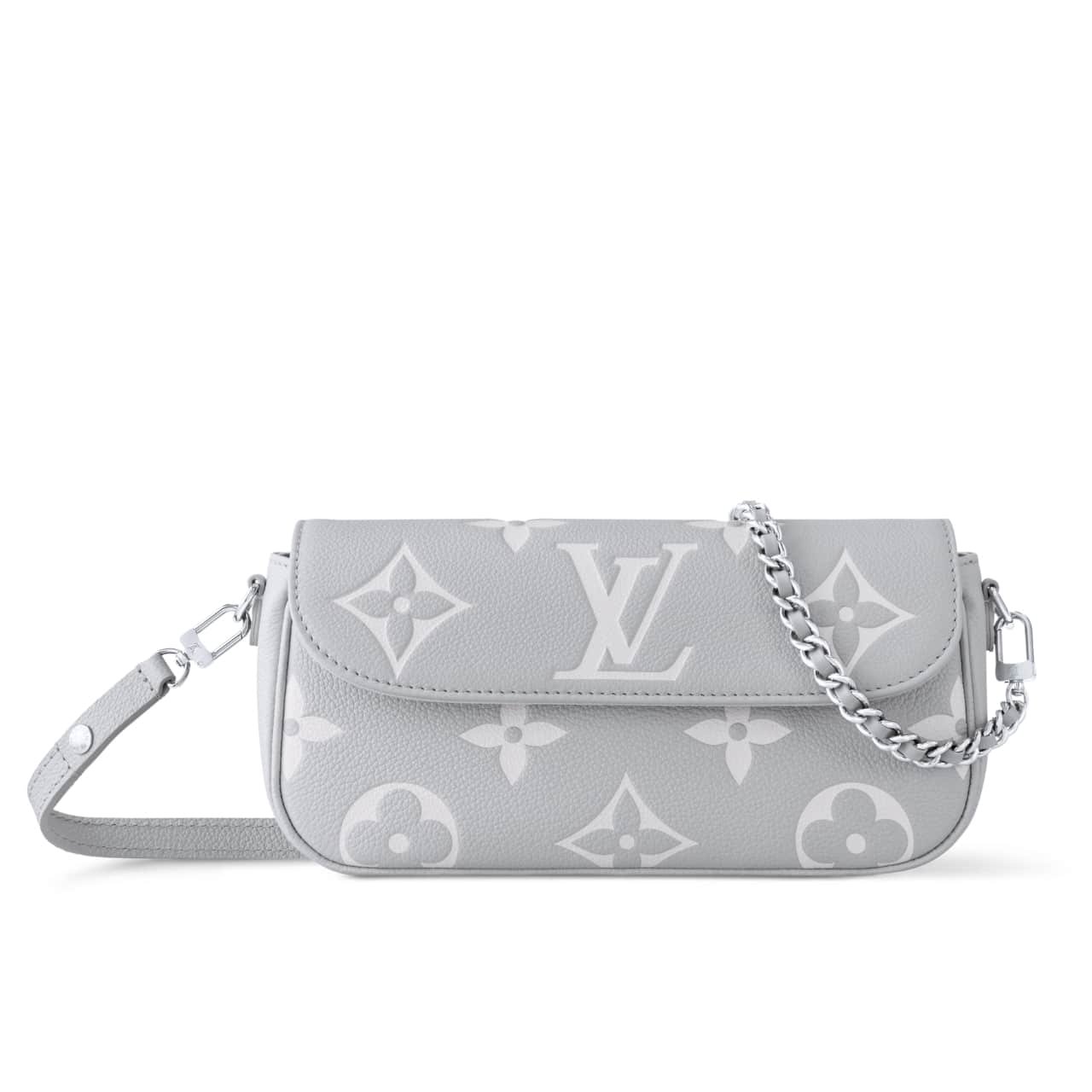 L0vis Vvtt0n Wallet On Chain Ivy Brume Gray 23Cm M14225