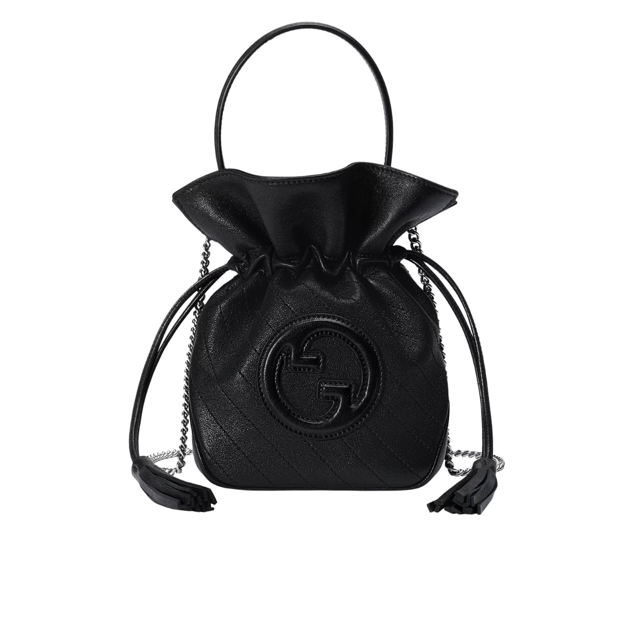 Gvc*1 Blondie Mini Bucket Bag Black 19Cm 760313 Aacp7 1000
