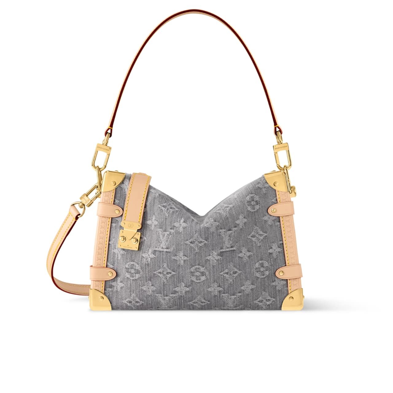 L0vis Vvtt0n Side Trunk MM Bag Denim Grey 23Cm M13285