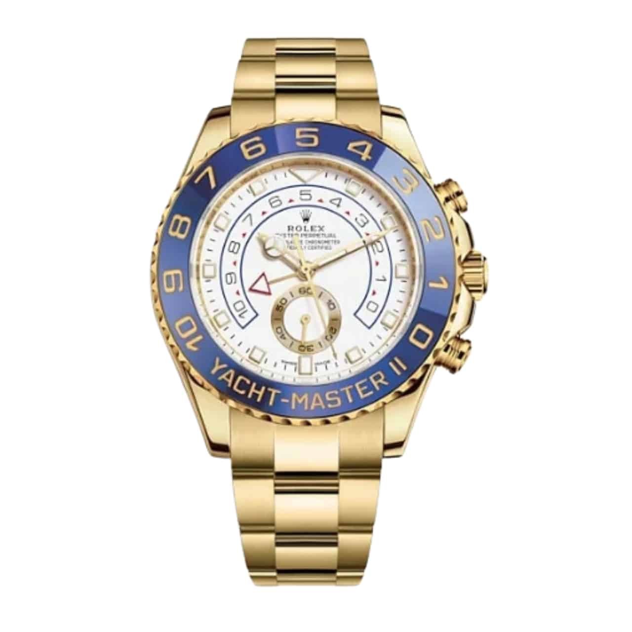 R01ex Oyster Yacht Master Ii 44Mm With Gold Strap 116688 0002