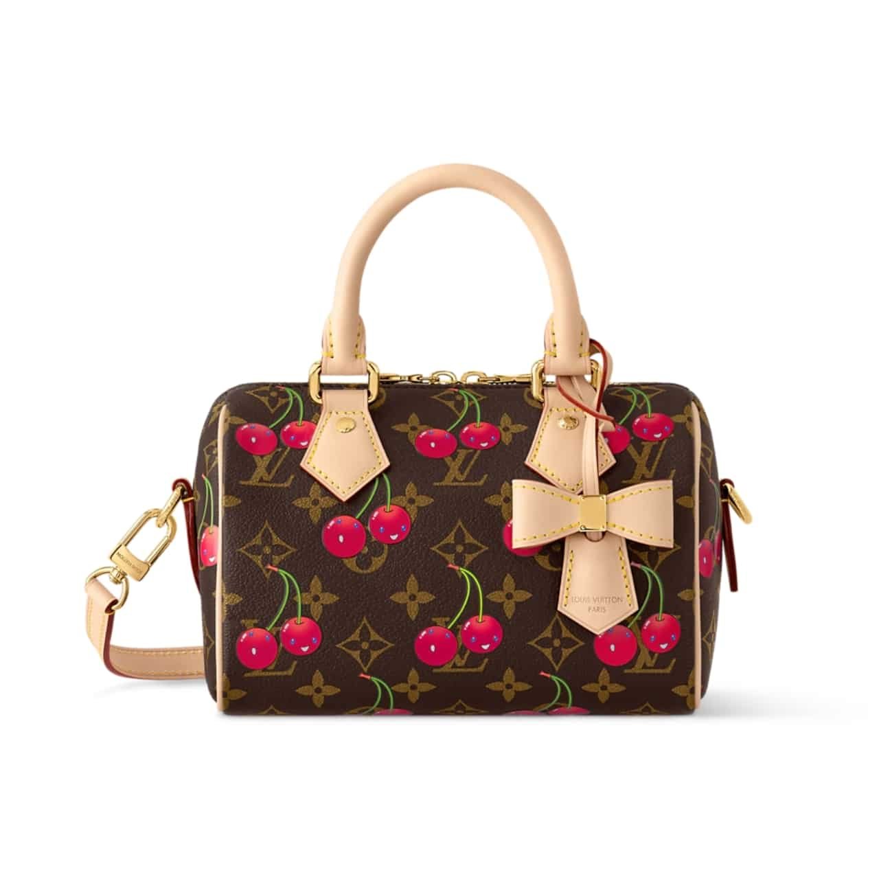 L0vis Vvtt0n X Takashi Murakami Speedy Bandoulière 20 Brown 20Cm M13094
