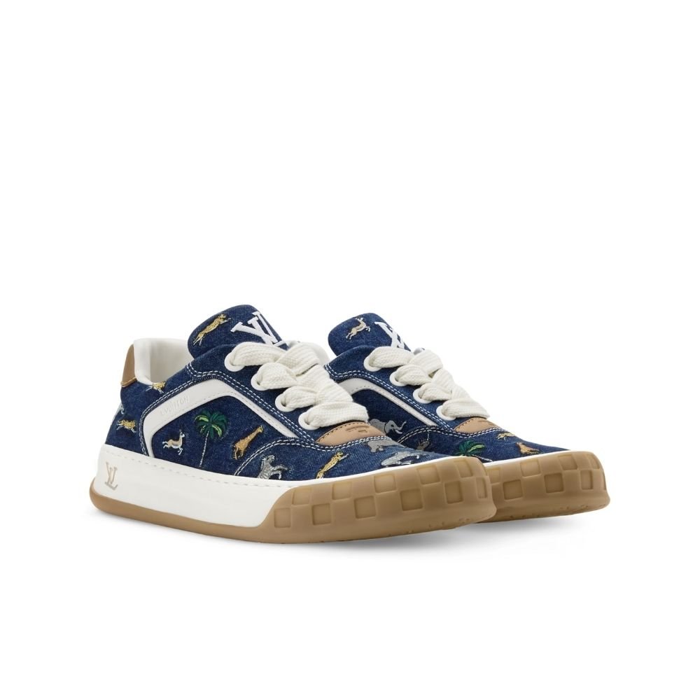 L0vis Vvtt0n LV x The Darjeeling Limited LV Tilted Sneaker Blue 1AJTLH