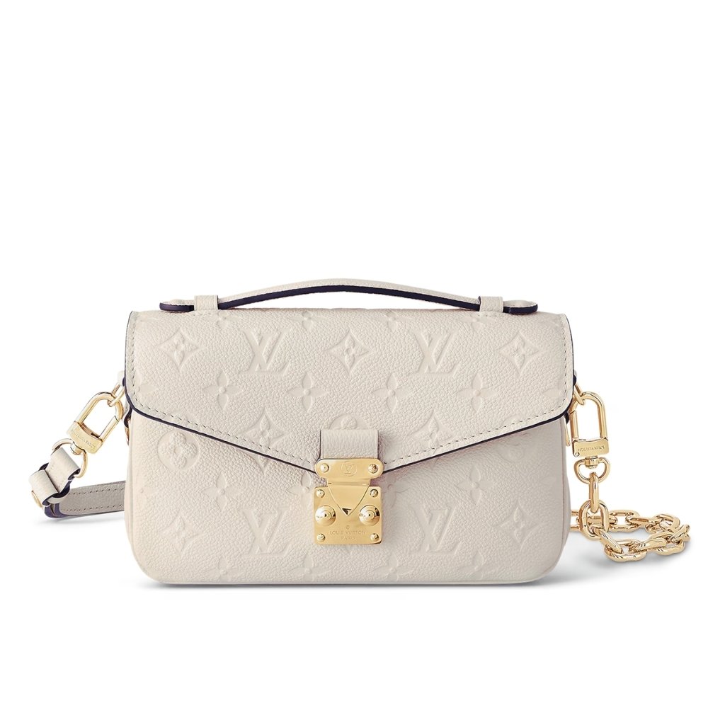 L0vis Vvtt0n Pochette Métis East West Creme Beige 21Cm M22942