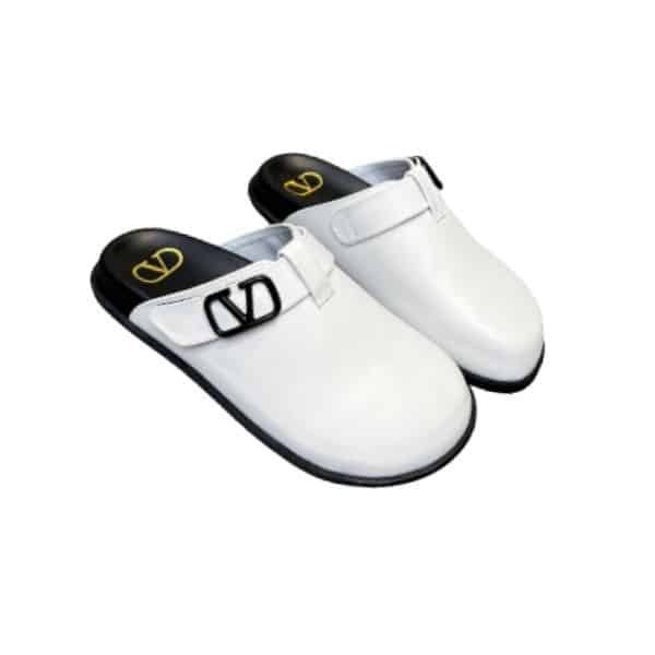 Va1e*ntin0 Garavani Vlogo Clog White