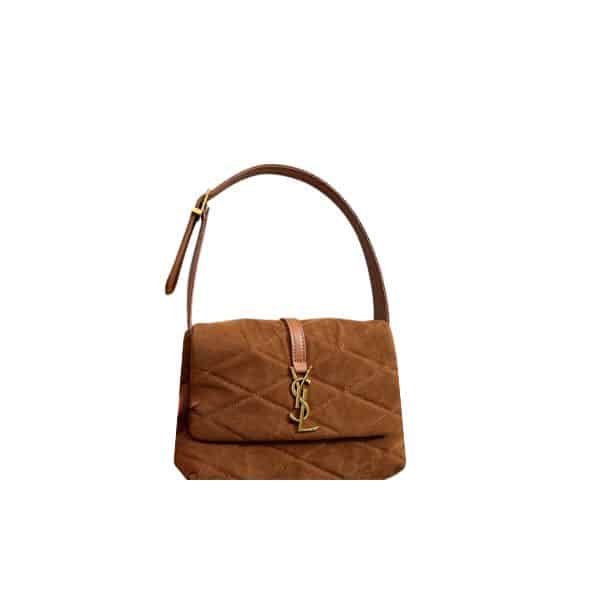 Sa1nt Lau*nt Le 5 À 7 Hobo Bag Brown 27Cm