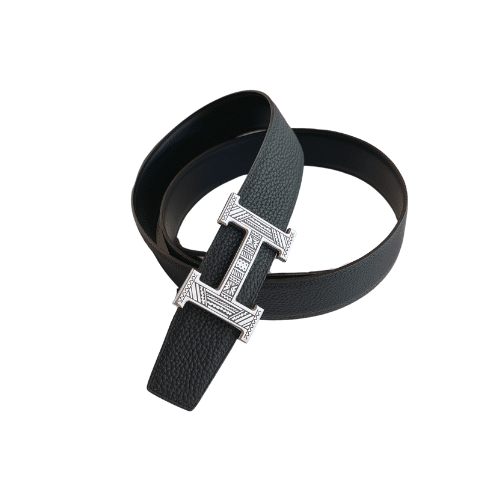 H**me5 Touareg Leather Belt Black 38Mm