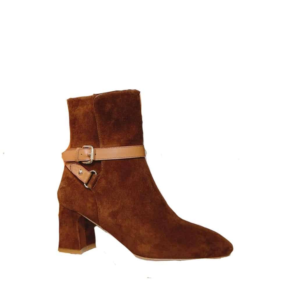 L0vis Vvtt0n Parisienne Ankle Boot Suede Leather Brown